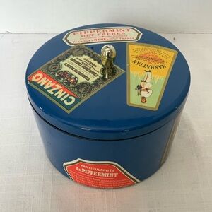 VINTAGE LACQUERWARE | Bar Snack Container. Liquor themed.